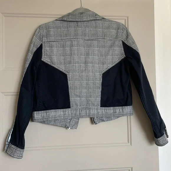 Topshop plaid jacket - us 4, uk 8 - Picture 3 of 5